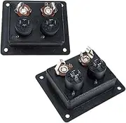CONGARTENO 2pcs Speaker Box Terminal Cup Binding Post Subwoofer Box Speaker Terminal for Home Car Stereo Speaker and Subwoofer