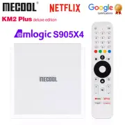 MECOOL KM2 PLUS Android 11 TV BOX 4GB DDR4 32GB 1000M LAN WIFI 6 4K Stream