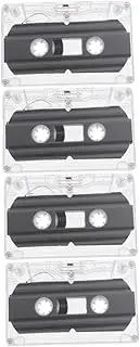 4 Pcs Standard Size Cassette Tape for Mixtape 30 Min Voice Recording Cassettes Fine Craftsmanship