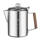 2X Coffee Percolators Stovetop for Camping, Percolator Coffee Pot Stainless6880