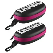 2PK Arena Case Pouch Protection/Holder f/ Swimming/Training Swim Goggle Black/PK