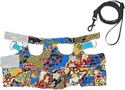 Small Reptile Harness – Adjustable Soft Vest with – Secure Amphibian Carrier for Bearded Dragons, Geckos & Lizards – Comfortable Cotton & Polyester Design, Ideal for Outdoor Walks