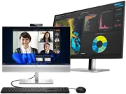 HP EliteOne 840 G9 23.8 inch All-in-One Desktop PC + HP Series 5 Pro 23.8 inch FHD Monitor - 524pf