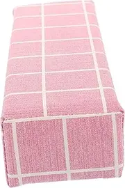 KAILIKETIY Manicure Hand Rest Cushion Plaid Design Nail Art Pillow for Comfortable Support Accessory for Nail Enthusiasts and DIY Manicures Soft and Breathable Hand Arm Rest