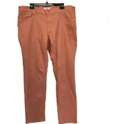 Brax Mens 40X30.5 Soft Orange Style Chuck Modern Hi-Flex Colour Pants NEW