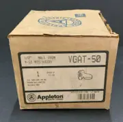 Appleton VGAT-50 V-51 Three Hubs One Opening Mounting Hood 1/2 Inch