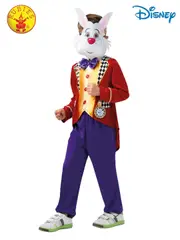 White Rabbit Alice In Wonderland Costume - 5-6 Years