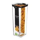 Sistema 1.9L Ultra Square Clear Food Container Storage Stackable with Lock Clip