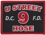 DCFD Engine 9 U Street Hose Fire Patch NEW