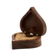 Walnut Ring Organizer Jewelry Wooden Box for Case for Proposal Engagement