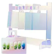 False Nail Display Board,Acrylic Fingernail Display Polish Board | Professional Art Design Manicure Tool For Salon Practice