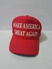 Trump MAGA Make America Great Again Hat Cap Red CaliFame 45 Snapback