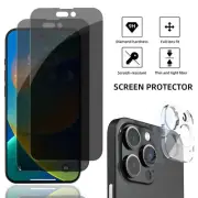 2x For iPhone 14 Pro Max Glass Full Screen Protector Auto-Alignment Kit Private