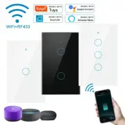 WiFi Smart Wall Touch Light Switch Glass Panel Wireless Remote Control by Mobile