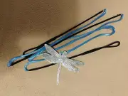 Dragonfly FastFlight Bowstring Light Blue AMO 66 Actual 62"