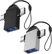 USB to Type c Adapter 2pcs Micro/Type-c to USB 3.0 Converter for Quick Easy Device Connectivity