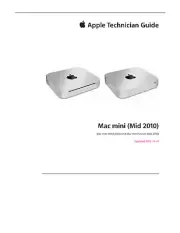 Apple Mac mini Mid 2010 Technician Guide Service Manual