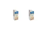 2PK White Magic Shower Floor Mat Square Fast Drying Non-Slip Rug Latte 53x53cm