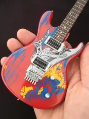 Joe Satriani - Joe Satriani Signature Silver Surfer Mini Guitar Replica Collecti