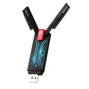 USB WiFi 6 Adapter，AX1800Mbps Dual Band 5dBi High Gain Antenna 2.4GHz/ 5GHz W...
