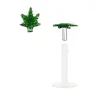 Bio Flex One Labret Monroe Cannabis Pot leaf Marijuana Lip Chin Tragus Ring