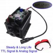 TTL & Analog 12W Laser Head Engraving Module Metal Marking Wood Cutting Engraver