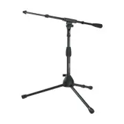Frameworks Short Tripod Base Microphone Stand with Soft Grip Twist Clutch, Bo...