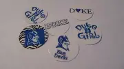 Pre Cut One Inch Bottle Cap Images Duke Blue Devils Mix Free Ship