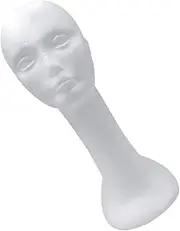 VICASKY Mannequin Head Hat Stand Elegant Hat Display Holder for Wigs Caps and Headwear Stylish Display Bracket for Home Mall and Supermarket Use Non Deformable Design