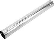 X AUTOHAUX 102mm 4" OD Stainless Steel Straight Mandrel Exhaust Pipe Tube 30" Length DIY Custom Car Modified Tubing Piping with Double Cutted and Expand-on Ends Surface Polishing Silver Tone