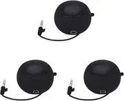 3X Mini Speaker Portable Rechargeable Travel Speaker with Aux Input Wired 3.5mm Headphone Jack