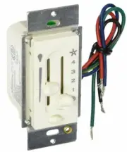 Hunter 27183 4 Speed Ceiling Fan & Light Slide Control Switch