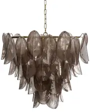 Jamie Young Magnolia 10-Light Quartz Glass Chandelier