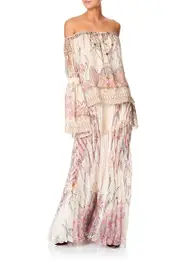 DROP SHOULDER TIE SLEEVE TOP GOLDEN AGE