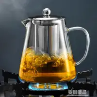 在飛比找樂天市場購物網優惠-天喜玻璃茶壺家用過濾泡茶壺大容量水壺耐熱玻璃壺花茶紅茶具套裝