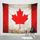 Canadian Flag Tapestry Distressed Fabric Art Print Wall Hanging - Canada Flag