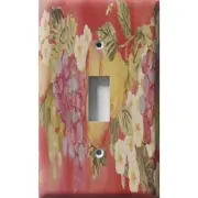 SnazzySwitch Red Fruit Painting Decorative Light Switch Plate Cover
