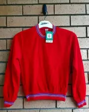 Best & Less Link Up Vintage Red Boys Girls Jumper Size 12 BNWT Made in Australia