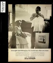 1969 Mayflower Movers Trucking Packed with Pride Vintage Print Ad 016106