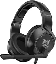 K19 3.5Mm Wired Gaming Headset Over Ear Headphones Noise C Ing E-Sport Earphone with Mic Lights Volume Control Mute Mic for Pc Laptop Phone Black