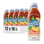 Zero Sugar Peach Tea 16 fl oz 12-Pack
