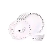 New: 12pc Corelle Hello Kitty Dinnerware Set, Service For 4, Vitriose