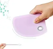 Silicone Bowl Scraper Flexible Curved Edge,1PC Silicone Dough Scraper Bowl Scraper Baking Scraper Curved Edge Flexible Scraper,Pastry Scraper Plastic Bench Cutter, Bowl Scrapers Dough Bread Cutters