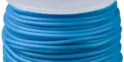 Cord, 82 Foot Spool Solid Rubber 2mm Turquoise Blue Beading Cord for Pendants *