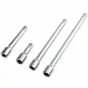 4 Piece Extension Extender Bar Set for 1/4" Drive Ratchet Wrench Socket Tool