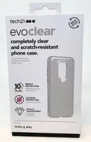 Tech21 Evo Clear Case for Motorola Moto G Play Scratch-Resistant Completely