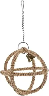 BUGUUYO Bird Swing for Cockatiel Durable Bird Stand Ring Safe Chewing Perch for Parrots Enhances Health Reduces Stress