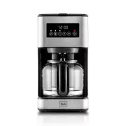 Melitta Coffee Maker 12 Cup Hot + Iced Drip Touch Control Black w/ Glass Carafe