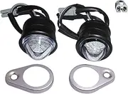 AEspares Red LED Pilot Parking Light Assembly Compatible With Royal Enfield New Classic Reborn 350