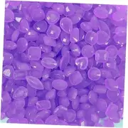 Glow in The Dark Rocks Gem Shape Glowing Pebbles for Purple Gem shape 1000